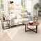 Modern Coffee Table Set of 3 with Storage for Living Room or Lounge